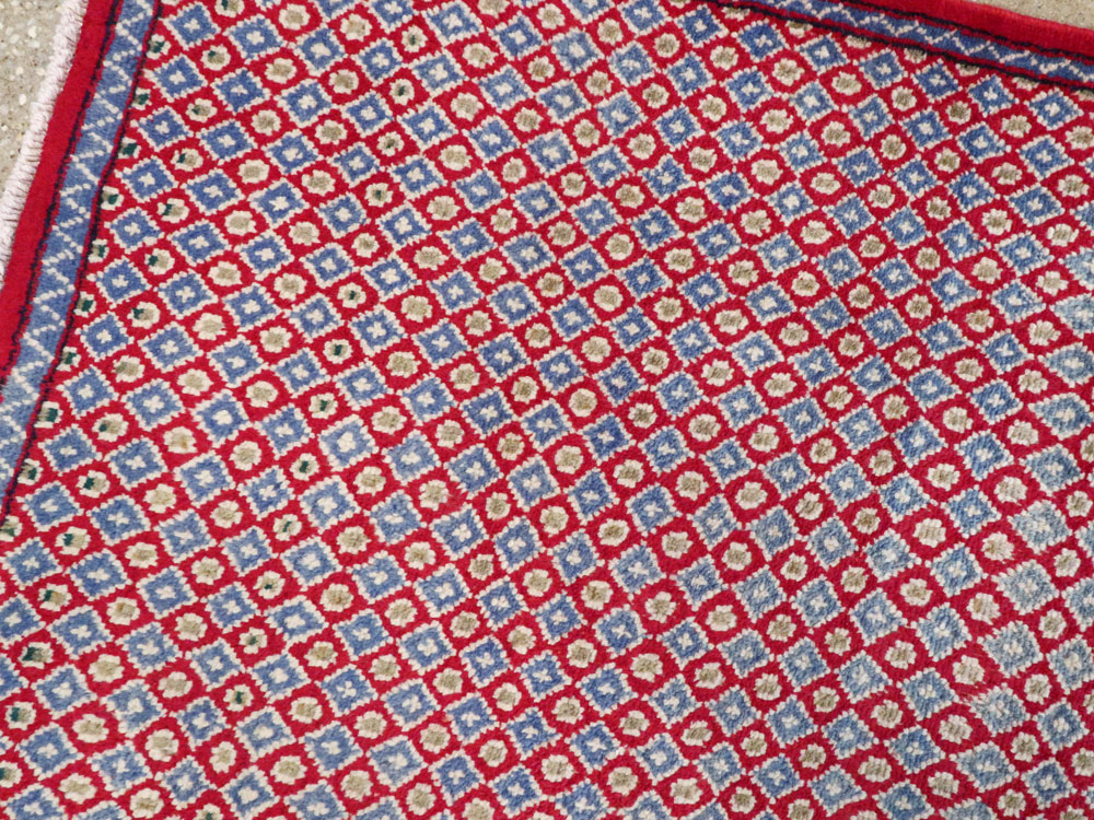 Vintage Persian Kashan Modernist Rug (Pair: 2 of 2), No.22049 - Gsblank