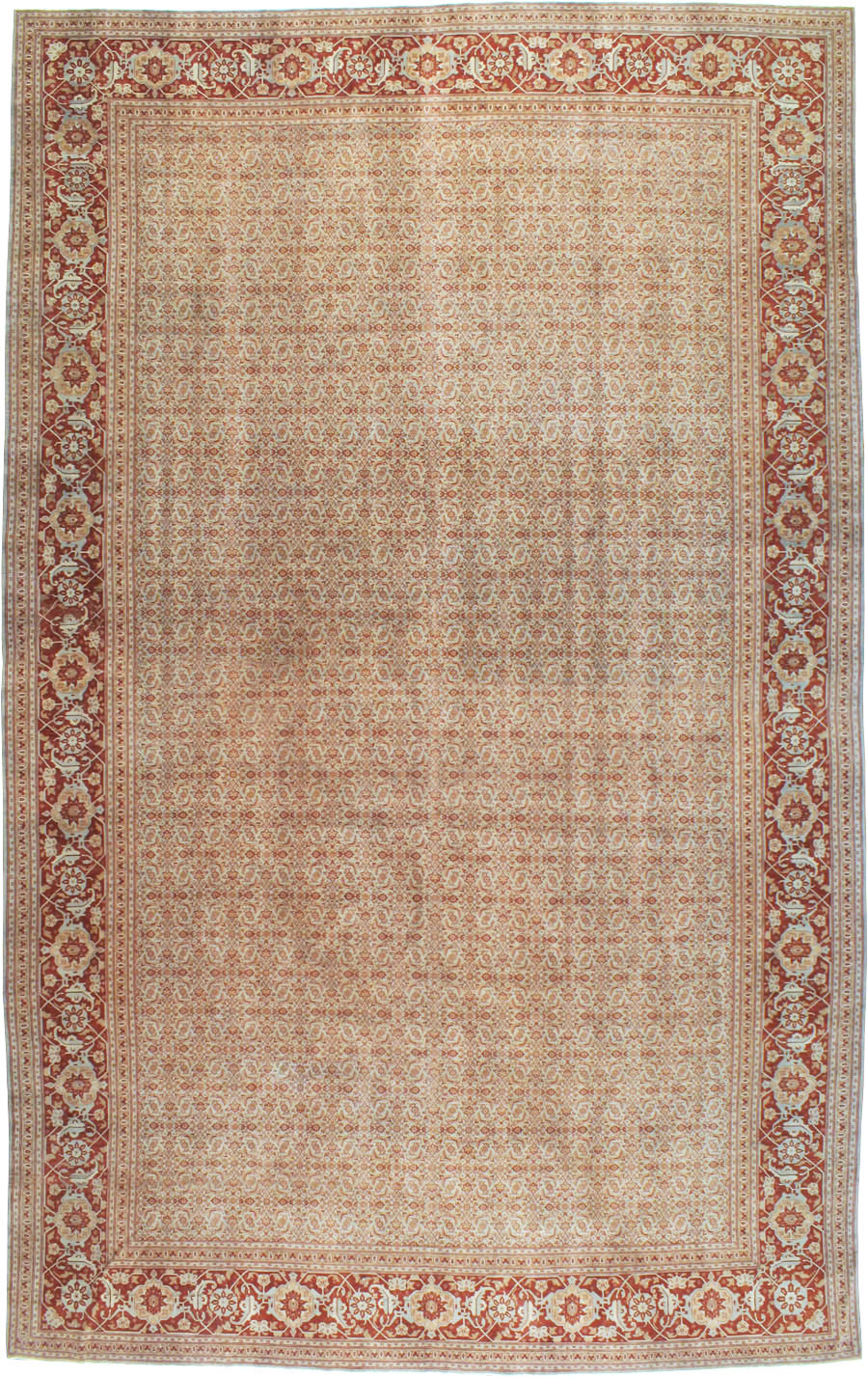 Antique Persian Tabriz Carpet, No.22052 - Gsblank