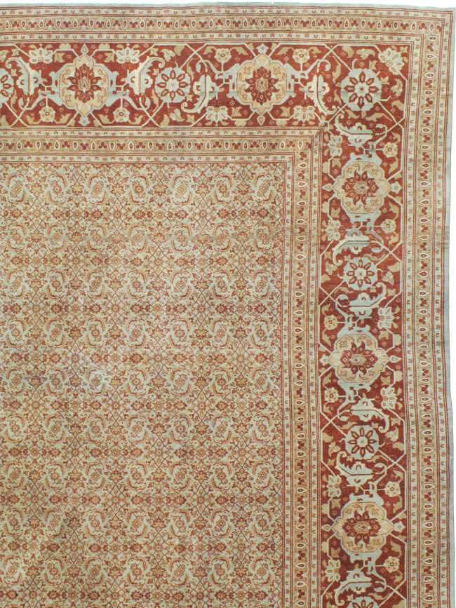 Antique Persian Tabriz Carpet, No.22052 - Gsblank