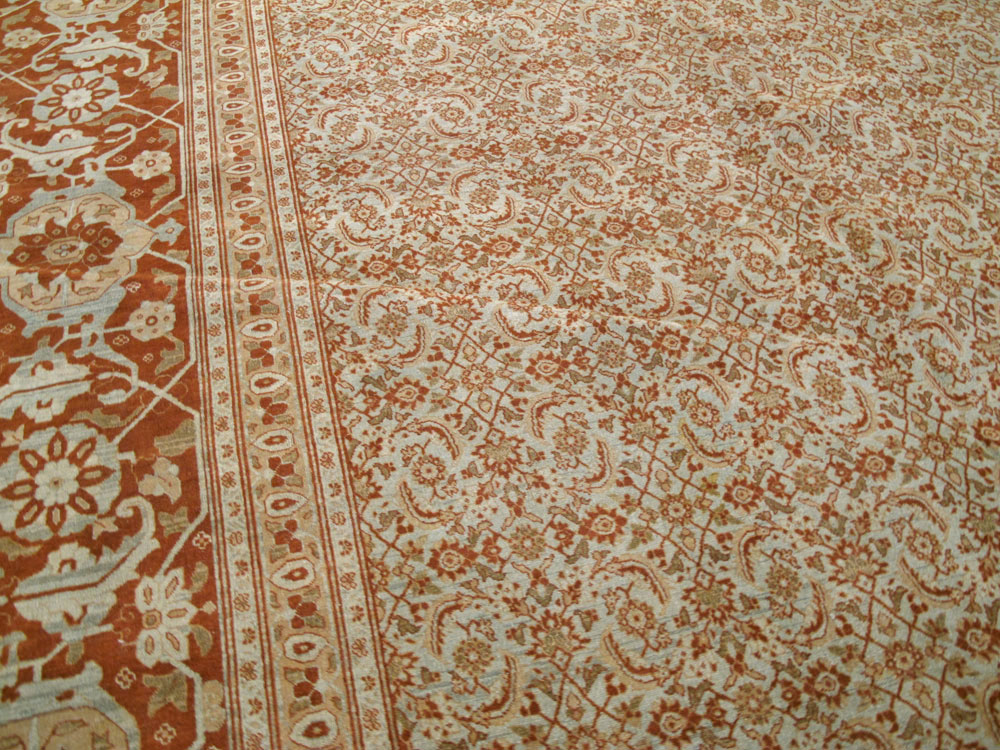 Antique Persian Tabriz Carpet, No.22052 - Gsblank