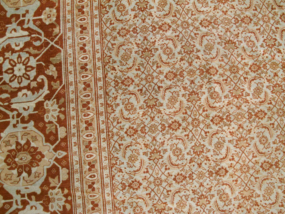 Antique Persian Tabriz Carpet, No.22052 - Gsblank
