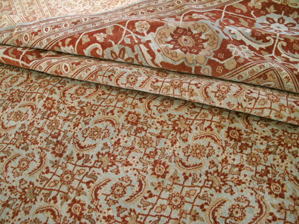 Antique Persian Tabriz Carpet, No.22052 - Gsblank