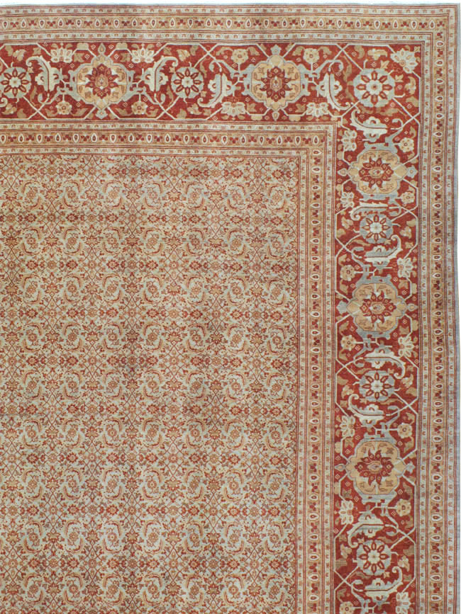 Antique Persian Tabriz Carpet, No.22052 - Gsblank