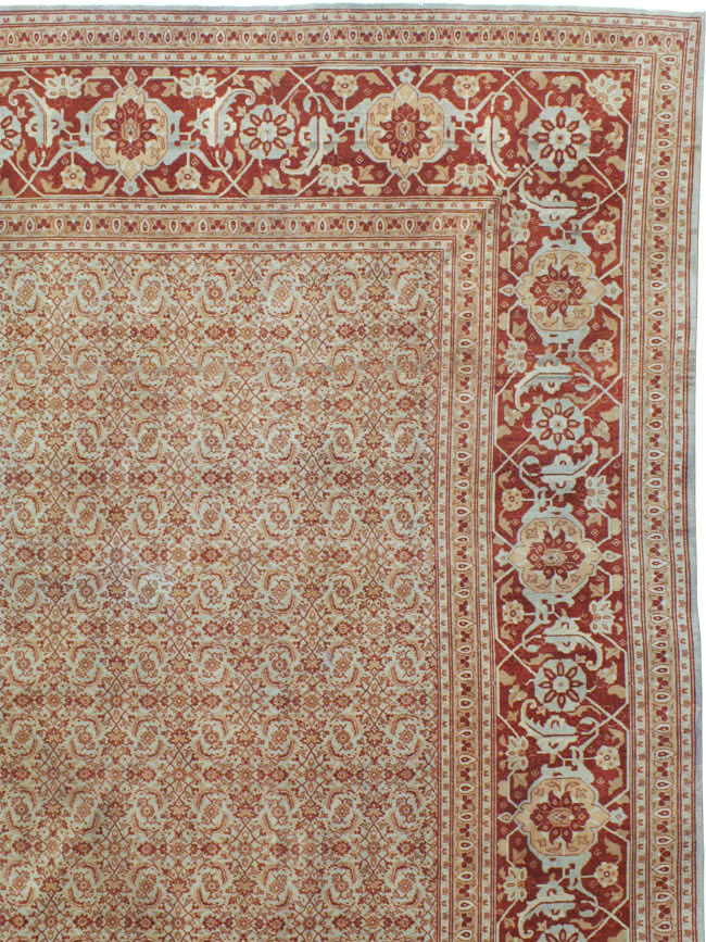 Antique Persian Tabriz Carpet, No.22052 - Gsblank