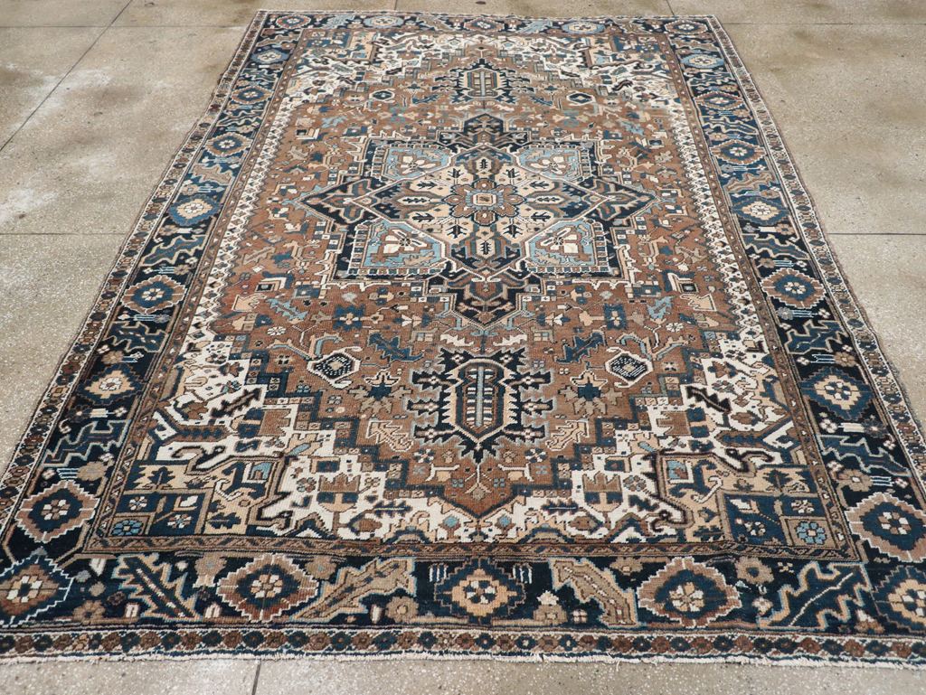 Vintage Persian Heriz Carpet, No.22064 - Gsblank