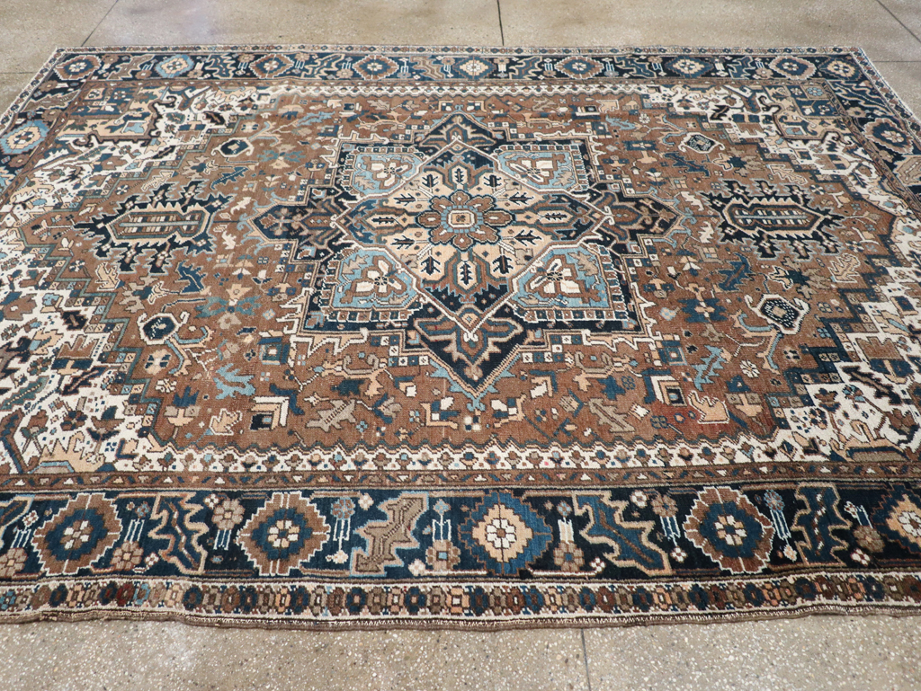 Vintage Persian Heriz Carpet, No.22064 - Gsblank