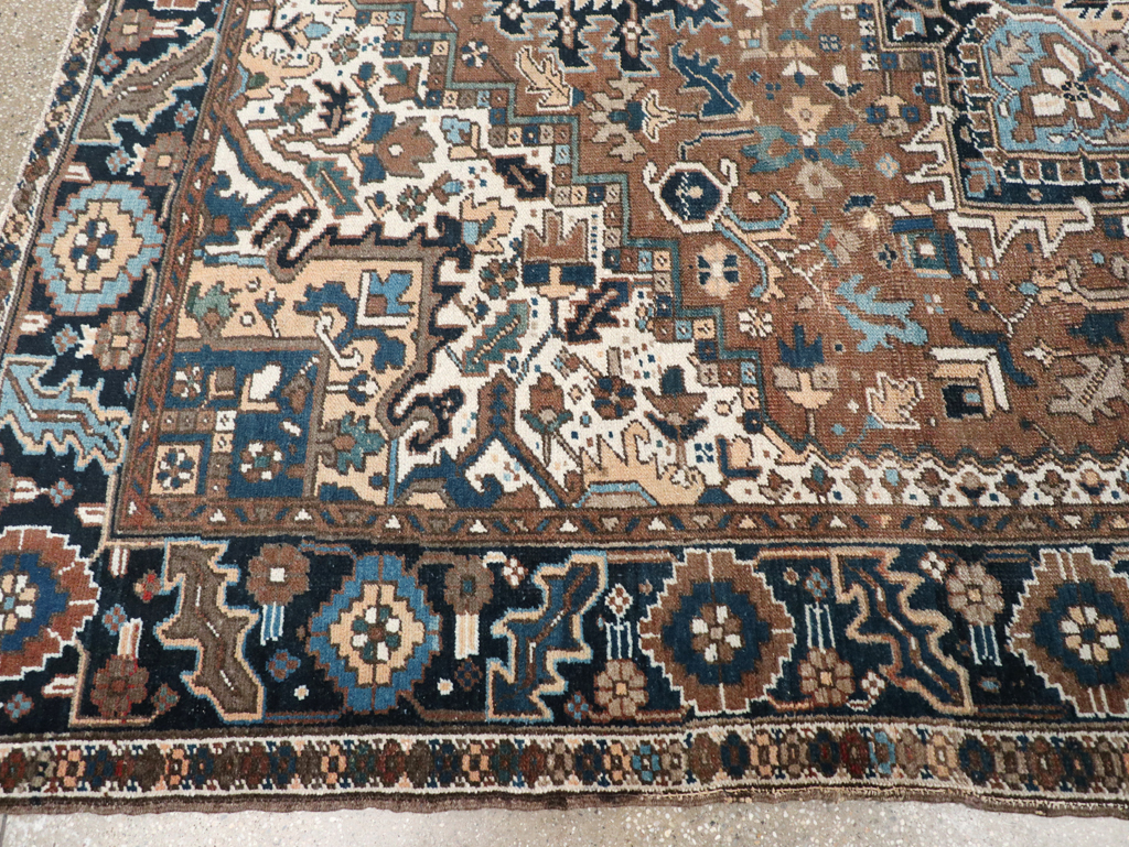 Vintage Persian Heriz Carpet, No.22064 - Gsblank