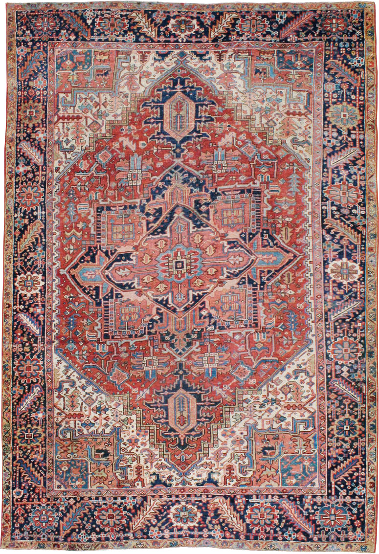 Vintage Persian Heriz Carpet, No.22066 - Gsblank