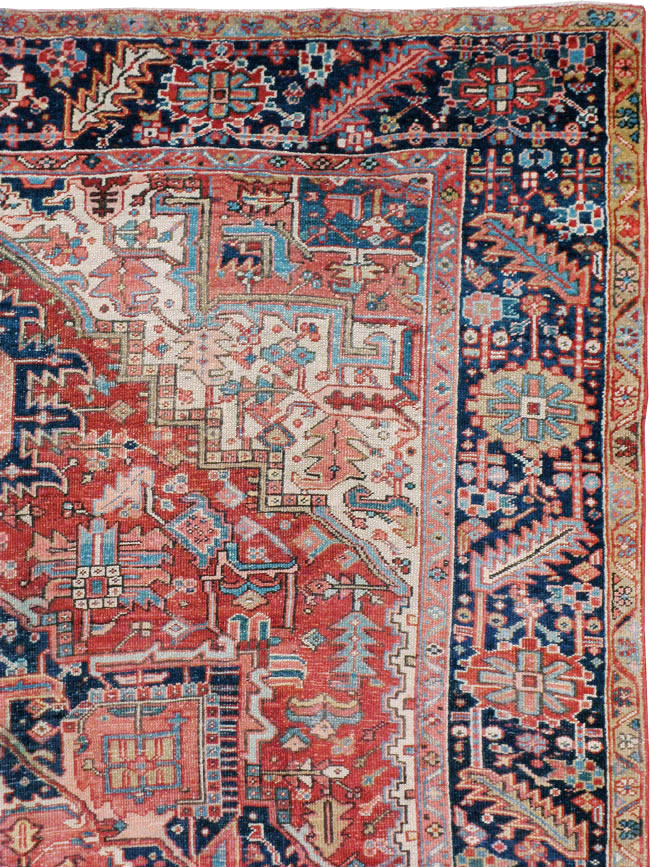 Vintage Persian Heriz Carpet, No.22066 - Gsblank