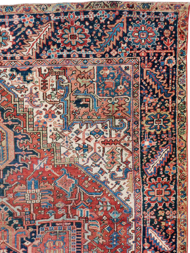 Vintage Persian Heriz Carpet, No.22066 - Gsblank