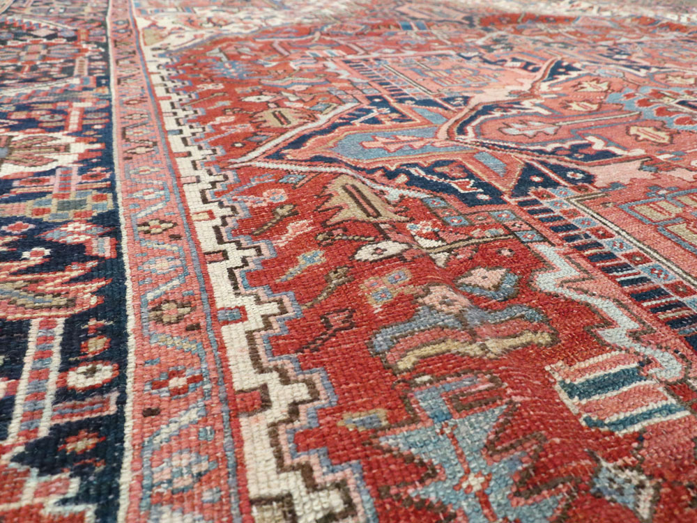 Vintage Persian Heriz Carpet, No.22066 - Gsblank