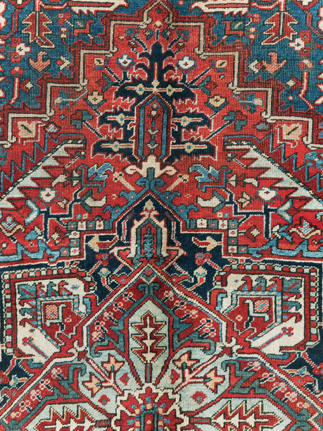 Antique Persian Heriz Carpet, No.22067 - Gsblank