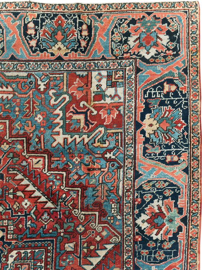 Antique Persian Heriz Carpet, No.22067 - Gsblank