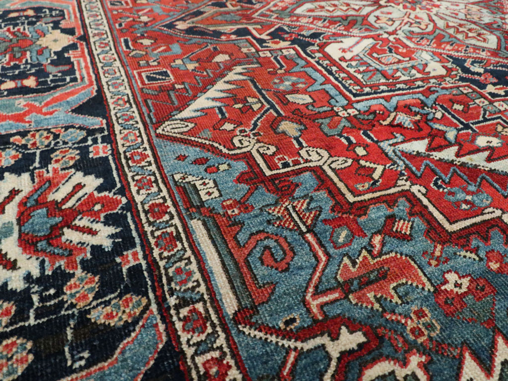 Antique Persian Heriz Carpet, No.22067 - Gsblank