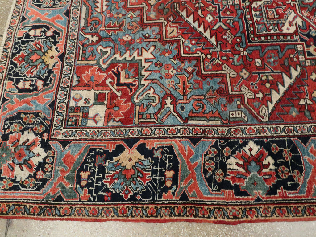 Antique Persian Heriz Carpet, No.22067 - Gsblank