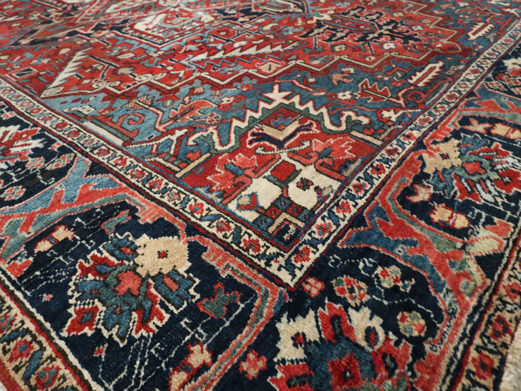 Antique Persian Heriz Carpet, No.22067 - Gsblank