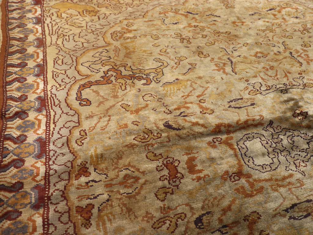 Vintage Turkish Kayseri Rug, No.22073 - Gsblank