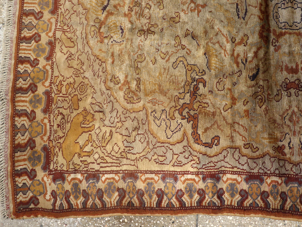 Vintage Turkish Kayseri Rug, No.22073 - Gsblank