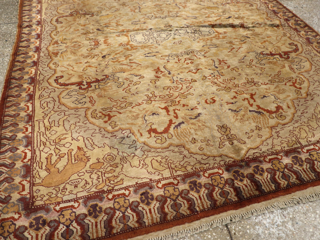 Vintage Turkish Kayseri Rug, No.22073 - Gsblank