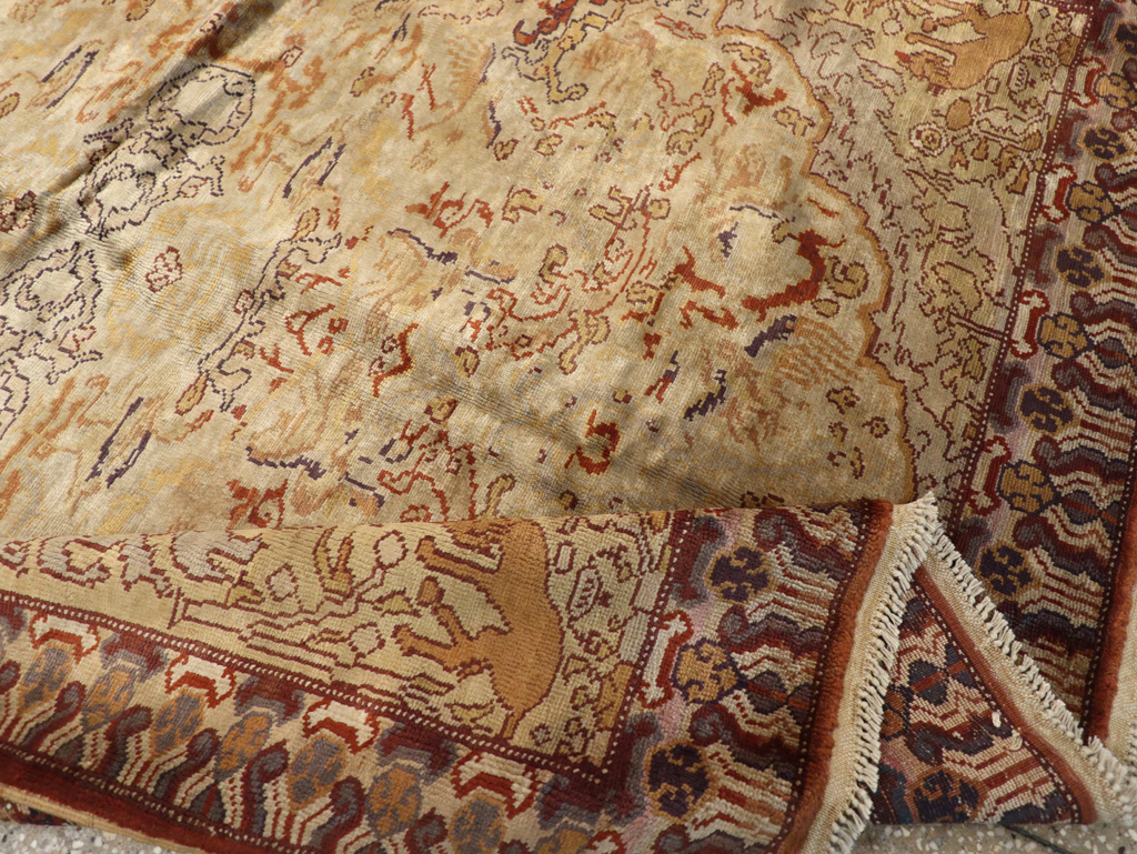 Vintage Turkish Kayseri Rug, No.22073 - Gsblank