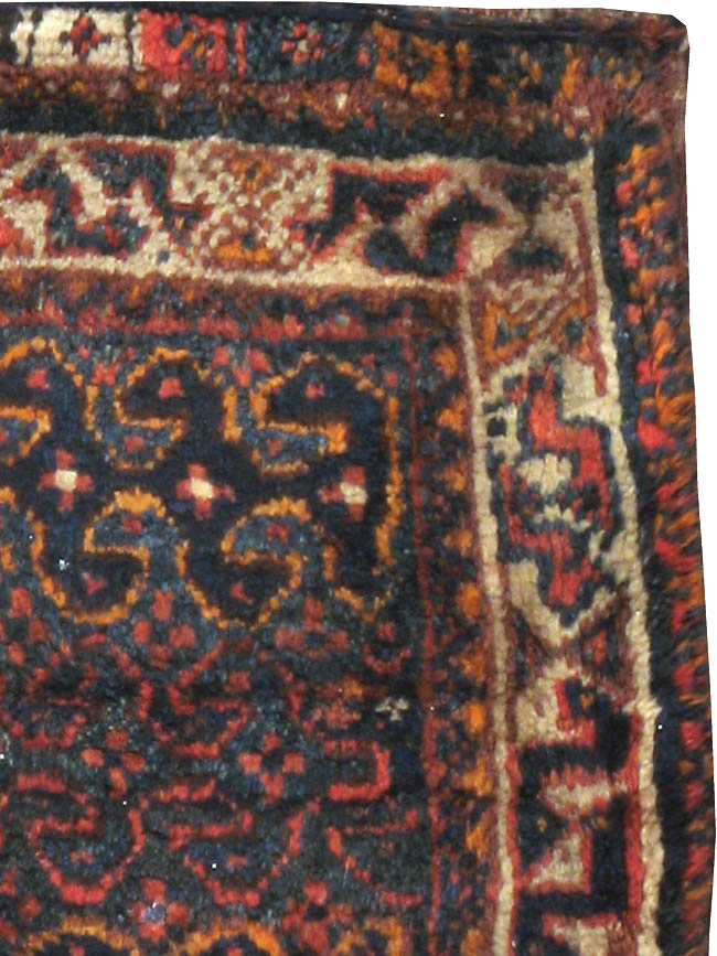 Antique Persian Kurdish Bag Face Rug, No.22079 - Gsblank