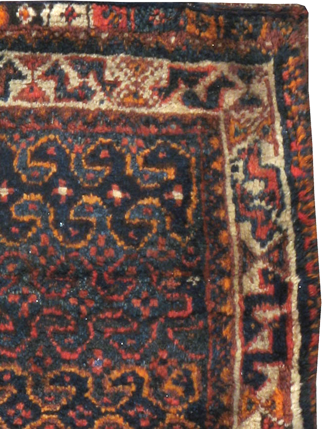 Antique Persian Kurdish Bag Face Rug, No.22079 - Gsblank