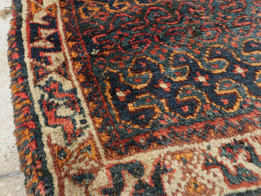 Antique Persian Kurdish Bag Face Rug, No.22079 - Gsblank