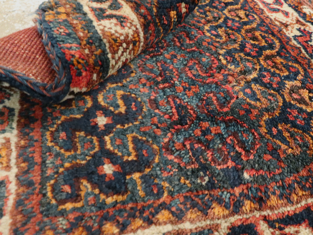 Antique Persian Kurdish Bag Face Rug, No.22079 - Gsblank