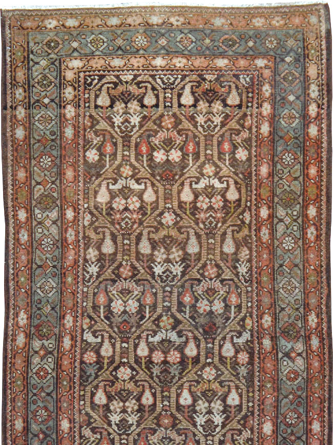 Antique Persian Kurdish Runner, No.22082 - Gsblank