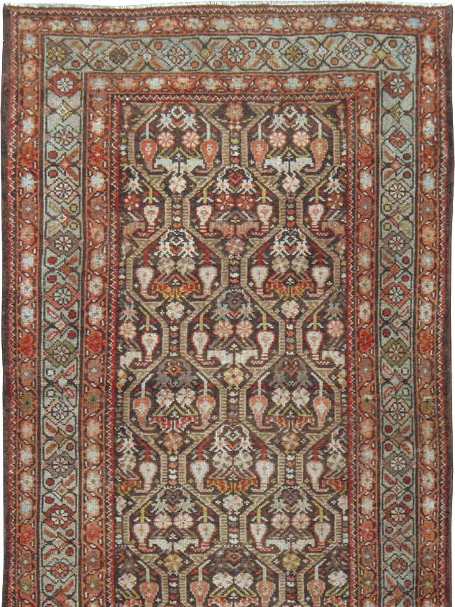 Antique Persian Kurdish Runner, No.22082 - Gsblank