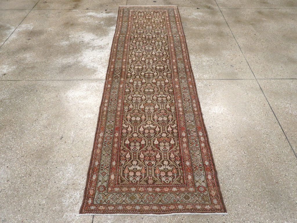 Antique Persian Kurdish Runner, No.22082 - Gsblank