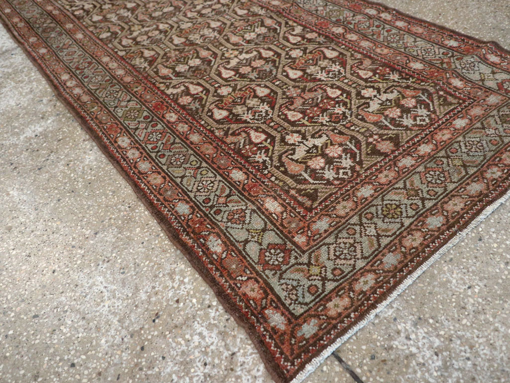 Antique Persian Kurdish Runner, No.22082 - Gsblank