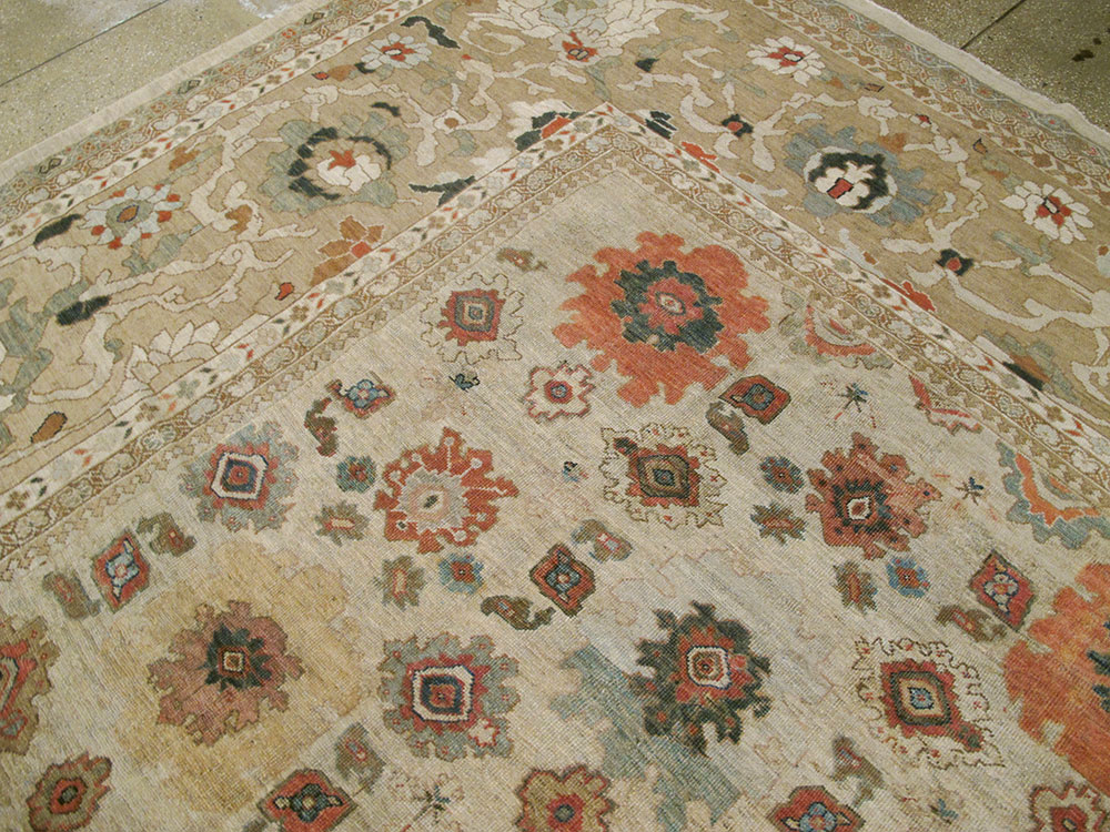 Antique Persian Mahal Carpet, No.22091 - Gsblank