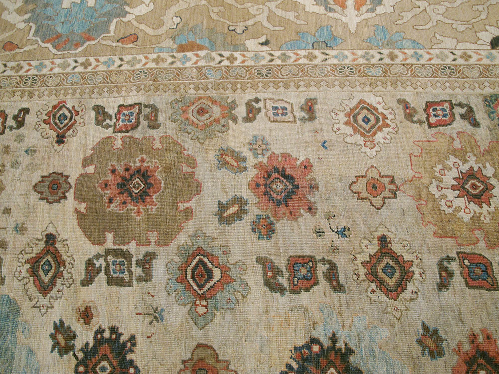 Antique Persian Mahal Carpet, No.22091 - Gsblank