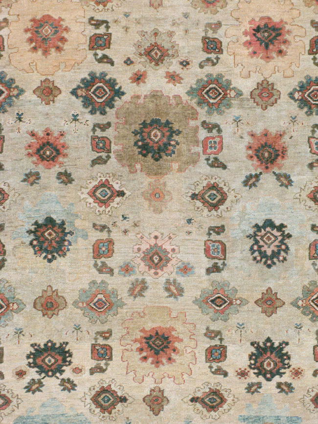 Antique Persian Mahal Carpet, No.22091 - Gsblank