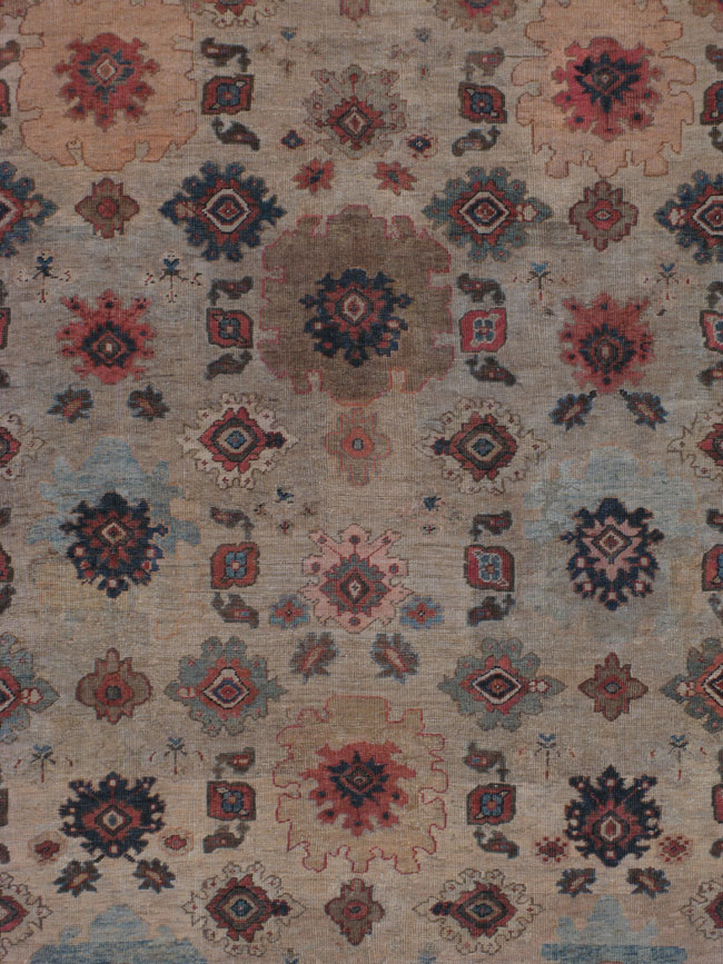 Antique Persian Mahal Carpet, No.22091 - Gsblank