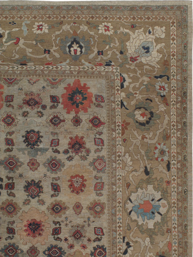 Antique Persian Mahal Carpet, No.22091 - Gsblank