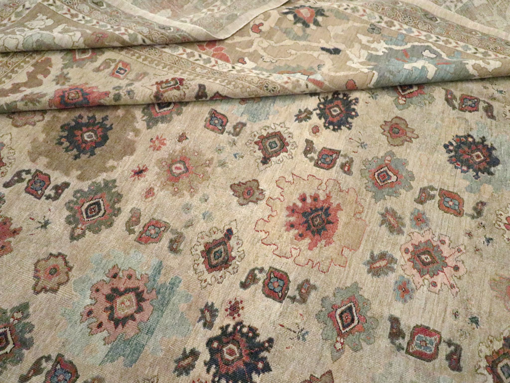 Antique Persian Mahal Carpet, No.22091 - Gsblank