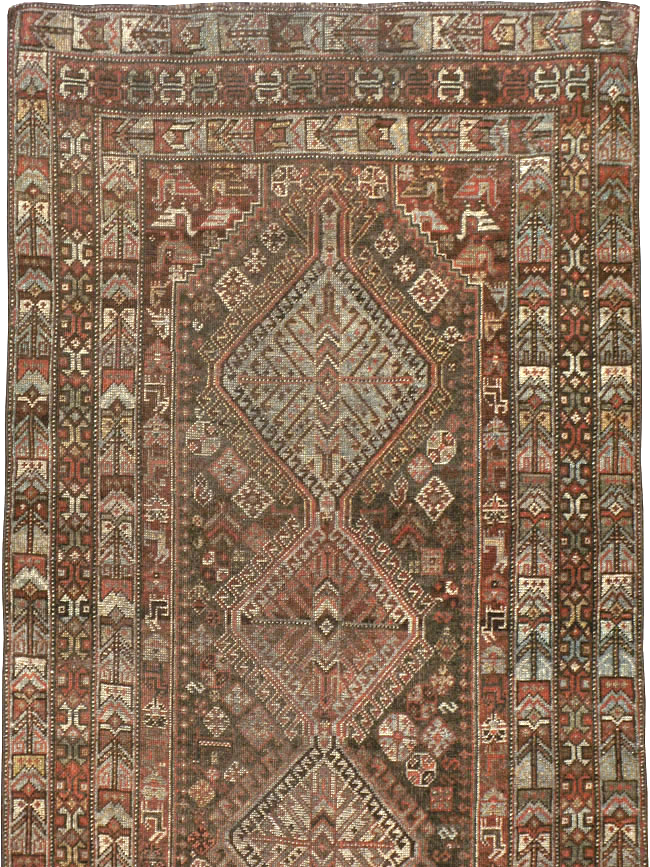 Vintage Persian Shiraz Runner, No.22093 - Gsblank