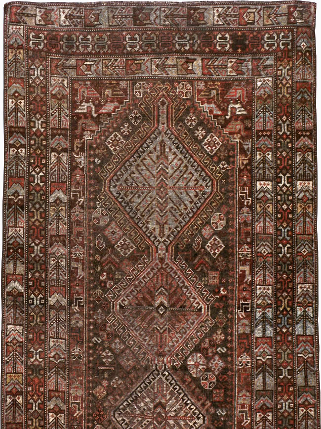 Vintage Persian Shiraz Runner, No.22093 - Gsblank