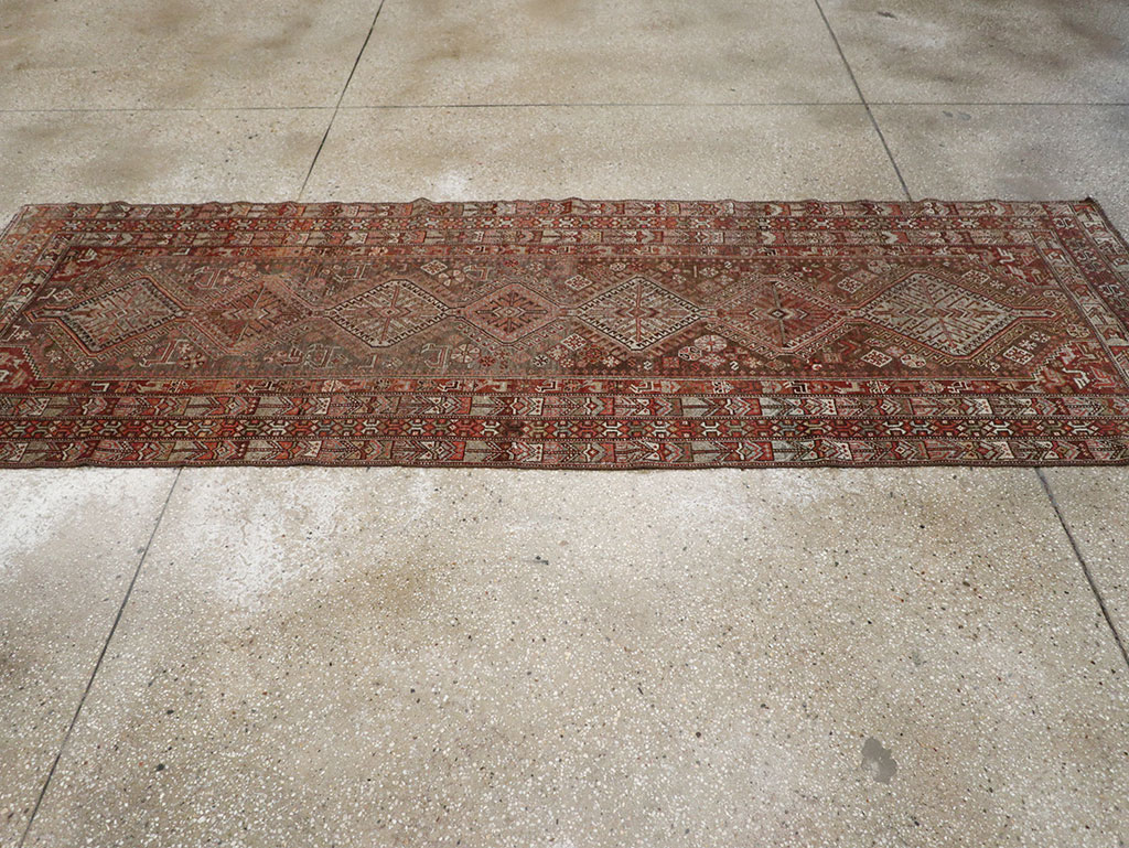 Vintage Persian Shiraz Runner, No.22093 - Gsblank