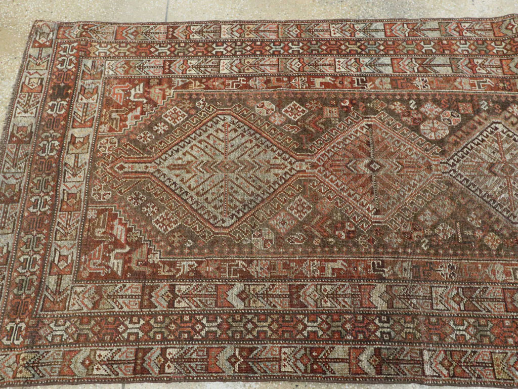 Vintage Persian Shiraz Runner, No.22093 - Gsblank