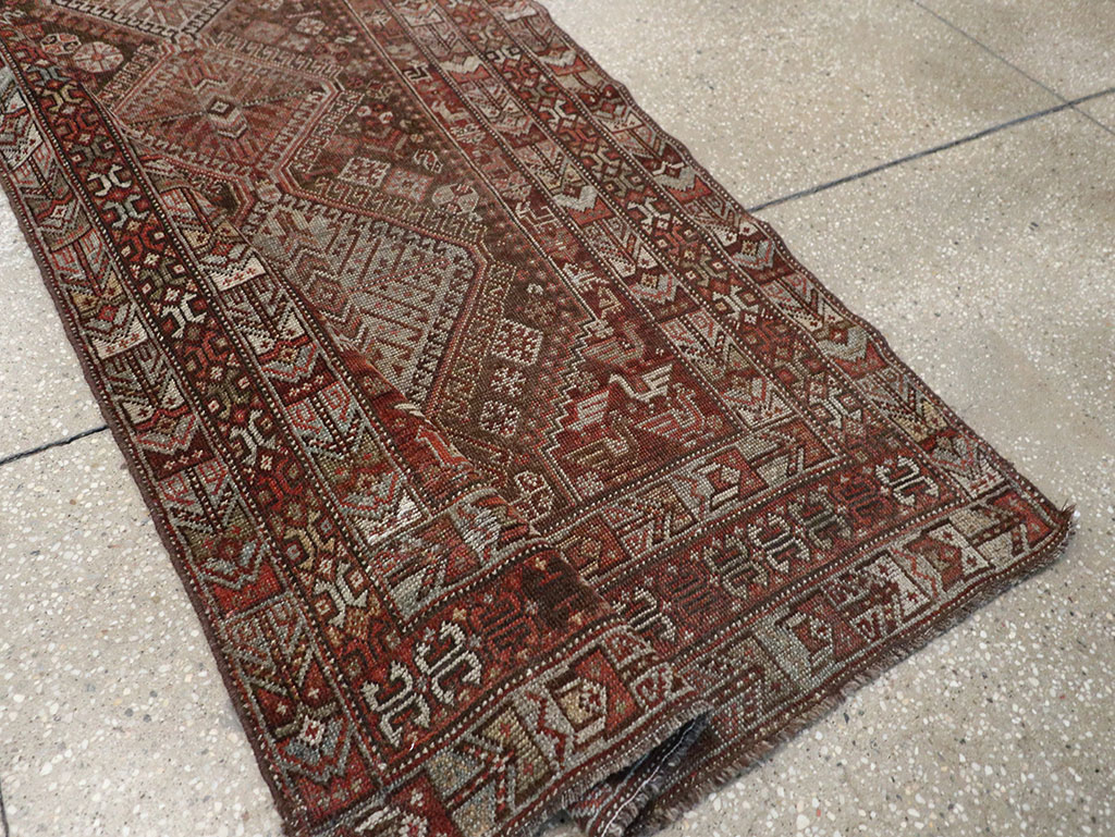 Vintage Persian Shiraz Runner, No.22093 - Gsblank