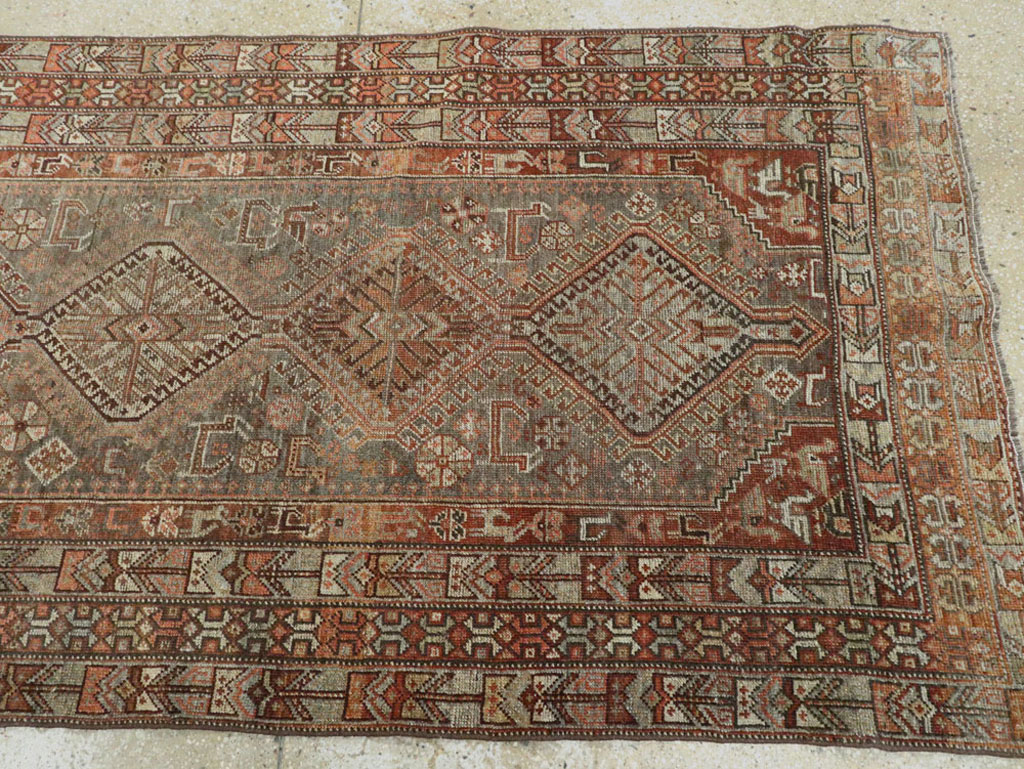 Vintage Persian Shiraz Runner, No.22093 - Gsblank