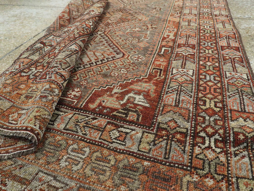 Vintage Persian Shiraz Runner, No.22093 - Gsblank
