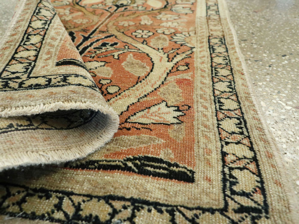 Antique Persian Tabriz Hagi Jalili Throw Rug, No.22096 - Gsblank