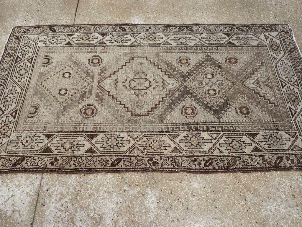 Vintage Persian Kurdish Rug, No.22098 - Gsblank