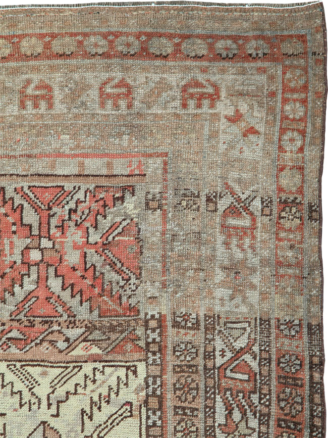 Antique Persian Kurd Bidjar Rug, No.22100 - Gsblank