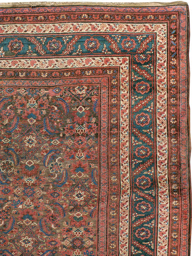 Antique Persian Bakshaish Carpet, No.22120 - Gsblank
