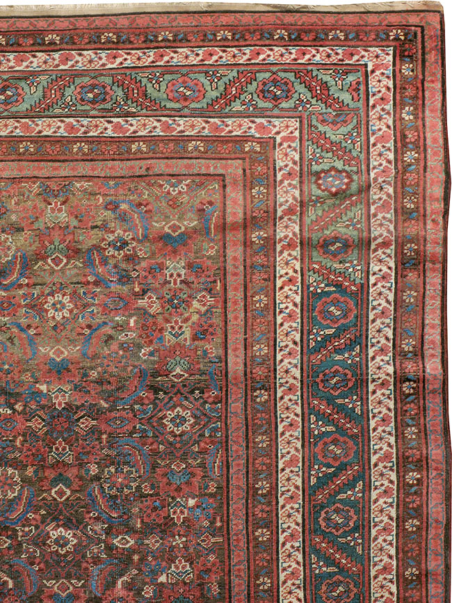 Antique Persian Bakshaish Carpet, No.22120 - Gsblank